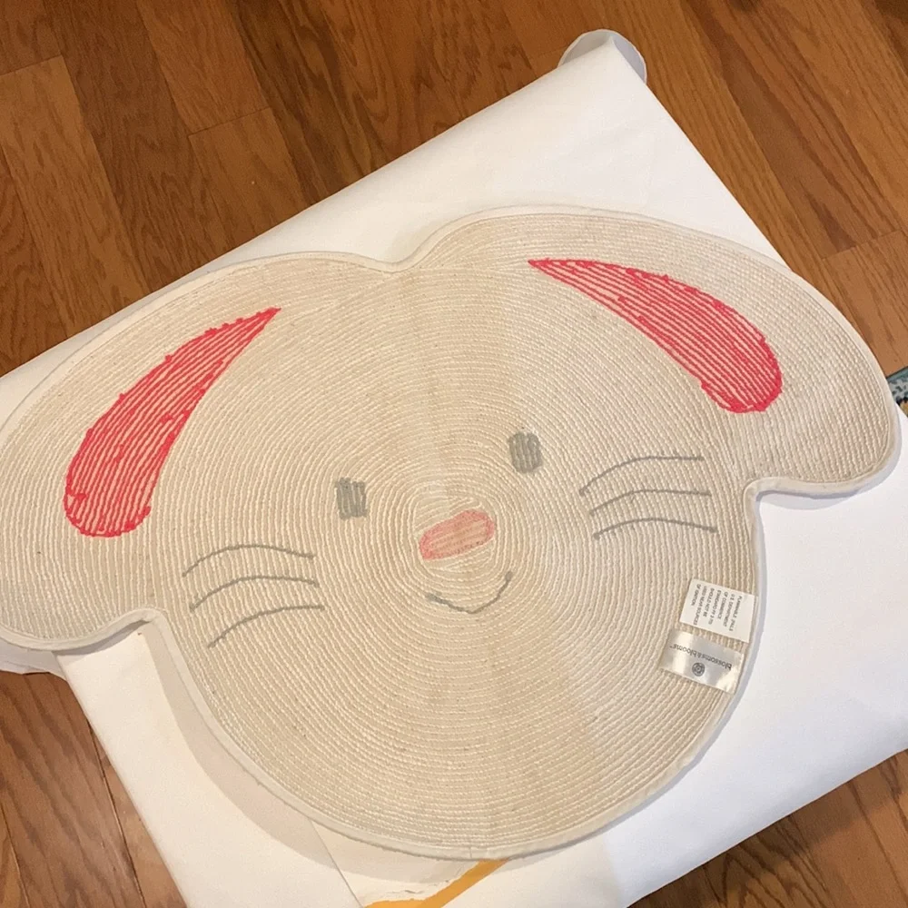 Bunny rabbit rug